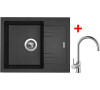 Sinks LINEA 600 N Metalblack+VITALIA