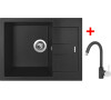Sinks AMANDA 650 Metalblack+MIX 35 GR