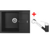 Sinks AMANDA 650 Metalblack+CAPRI 4S GR