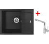 Sinks AMANDA 650 Metalblack+MIX 350P
