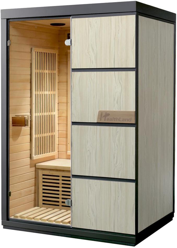 Infrasauna HealthLand DeLuxe 2222 Carbon BT