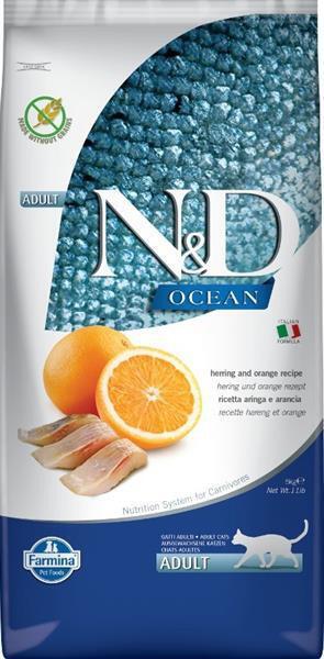 N&D OCEAN CAT Adult Herring & Orange 5kg