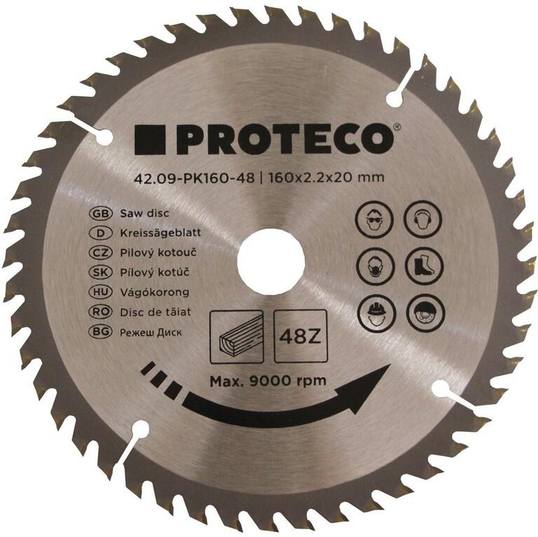 Kotouč pilový SK 160 x 2.2 x 20 48z PROTECO