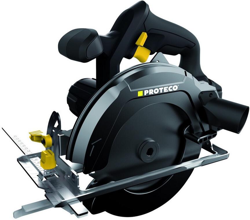 Pila okružní ruční akumulátorová 165mm 20V, bez aku PROTECO | ONLINESHOP.cz