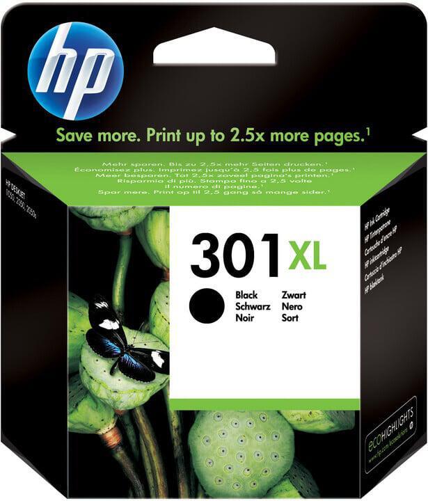 Inkoustová náplň HP 301XL, 480 stran - černá