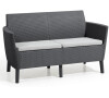SALEMO 2 seater sofa - grafit Allibert