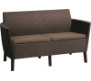 SALEMO 2 seater sofa - hnědá Allibert