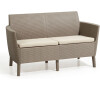 SALEMO 2 seater sofa - cappuccino Allibert