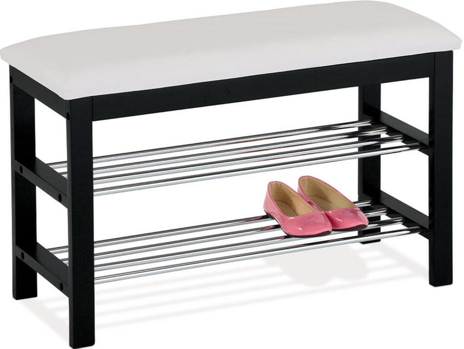 Botník, masiv, černá, 83168-06 BK Autronic