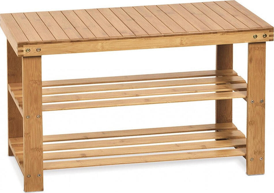 Botník, masiv, béžová, DR-022 Autronic, Přírodní, Bambus