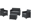 EMMA 2 seaters sofa set - grafit Keter