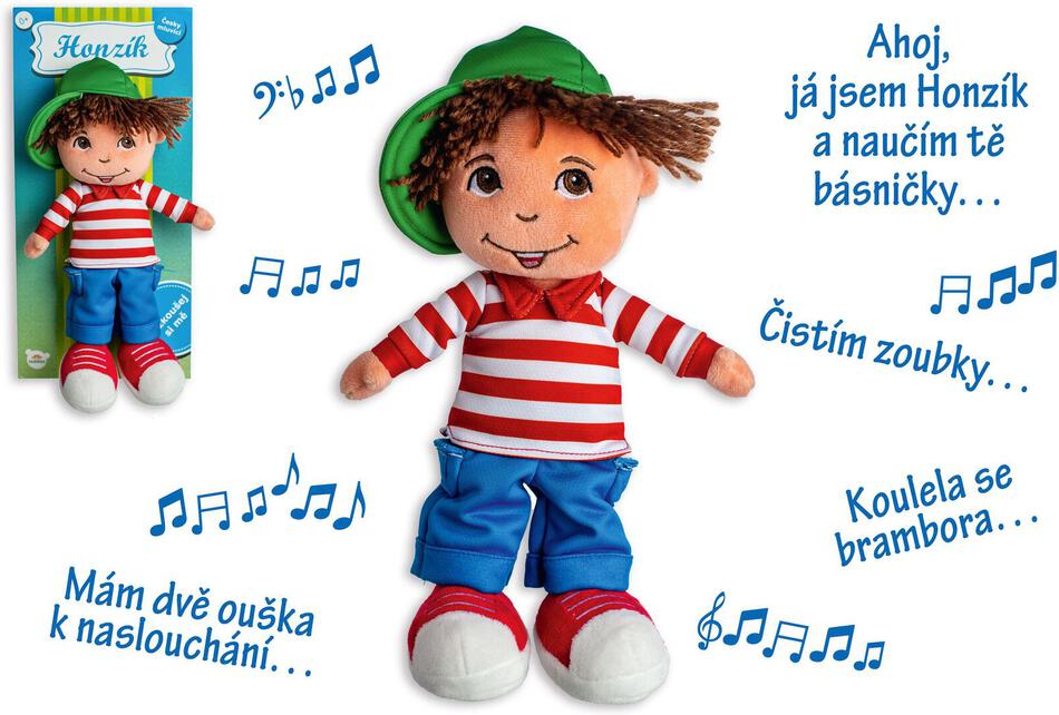 Panáček Teddies kluk Honzík 30 cm česky mluvící