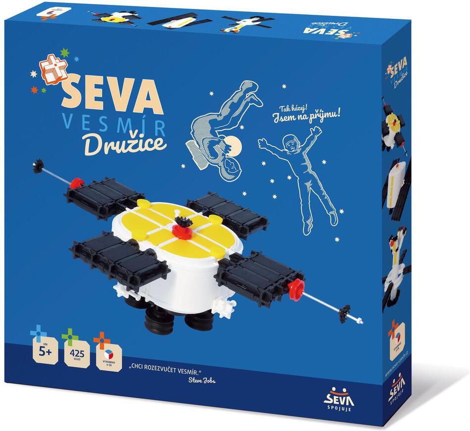 Stavebnice Seva Vesmír Družice plast 425 dílků