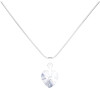 Srdíčko Swarovski + řetízek stříbrný
