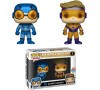 Funko POP DC 2 Pack: Blue Beetle & Booster Gold Metallic (Exc) (CC)