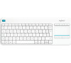 Klávesnice Logitech Wireless Keyboard K400 Plus, CZ bílá (920-007152)