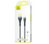 USAMS SJ360 Ultra Tenký Dat. Kabel Lightning Black