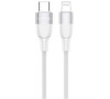 USAMS SJ330 MFI Lightn./Typ C Dat. Kabel 1.2m White