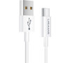 USAMS SJ284 Datový Kabel microUSB White