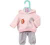 Dolly Moda Teplákovka růžová, 36 cm
