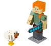 Minecraft velká figurka: Alex s kuřetem
