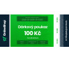 On-line dárkový poukaz v hodnotě 100 Kč