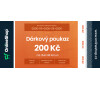 On-line dárkový poukaz v hodnotě 200 Kč