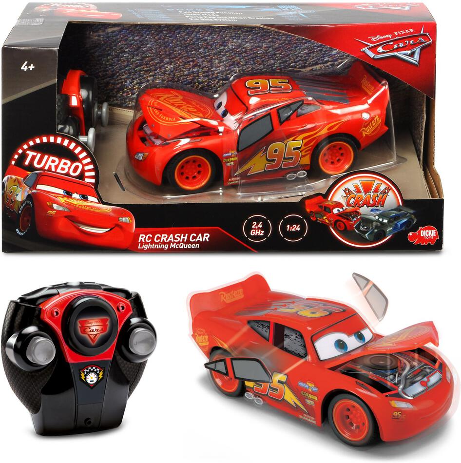 Diskuze Dickie RC Cars 3 Blesk McQueen Crazy Crash 1 24 2kan OnlineShop.cz