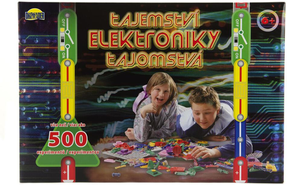 Elektronická stavebnice TEDDIES TAJEMSTVÍ ELEKTRONIKY 500 EXPERIMENTŮ