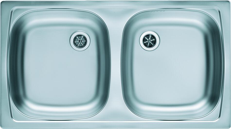 Dřez Alveus BASIC 160 (780x465 mm) 2xLUX F