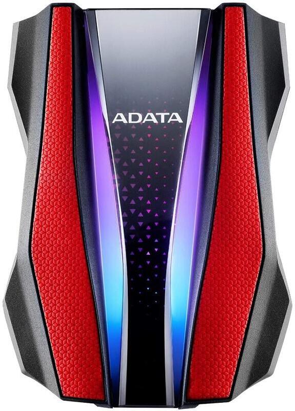 A-Data ADATA Externí HDD 2TB 2,5" USB 3.2 HD770G, červená (AHD770G-2TU32G1-CRD)