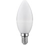 Žárovka LED E14 6W C37 bílá teplá GETI SAMSUNG čip
