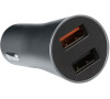 OMEGA nabíječka do auta 2xUSB 3,1A Quick Charge 3.0 18W (PLCRQ2G)