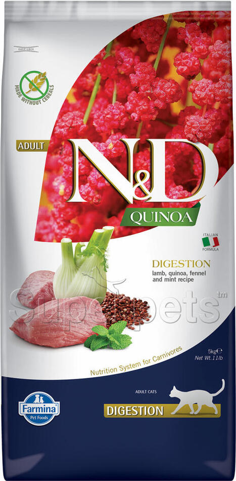 N&D Quinoa CAT Digestion Lamb & Fennel 5kg