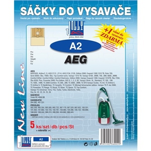 Sáčky do vysavače Jolly A 2 (5+1ks) do vysav. AEG