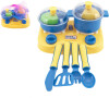 Teddies Sada nádobí s vařičem plast 17x12cm v síťce