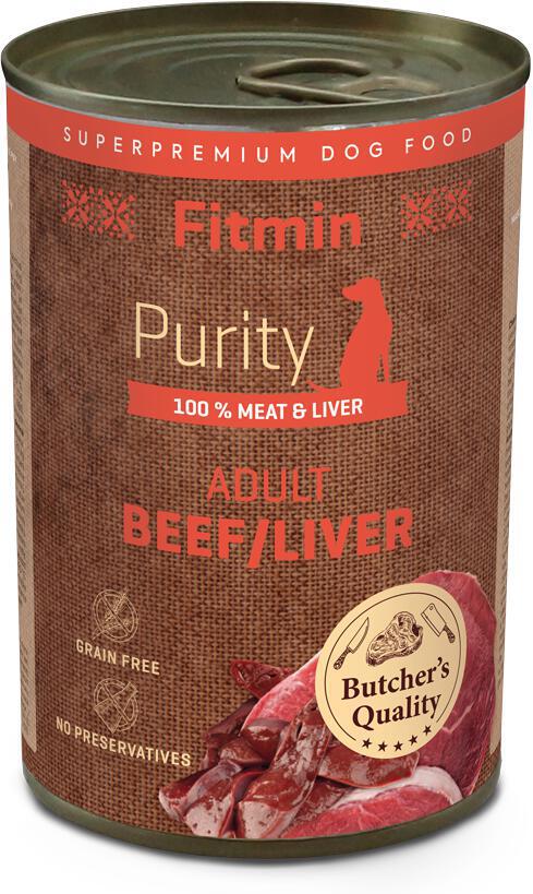 Fitmin dog Purity tin beef with liver 400 g