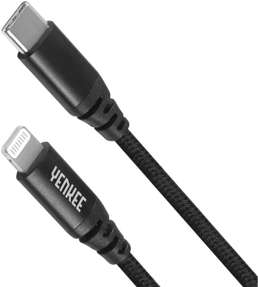 Kabel Yenkee YCU 631 BK USB C / lightning 1m