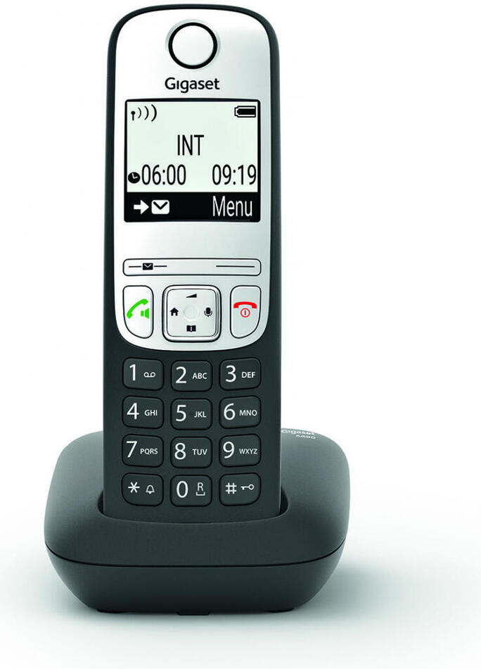 SIEMENS Gigaset A690 - DECT/GAP bezdrátový telefon, barva černá (GIGASET-A690)