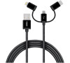 USB KABEL Yenkee YCU 400 BK 3v1