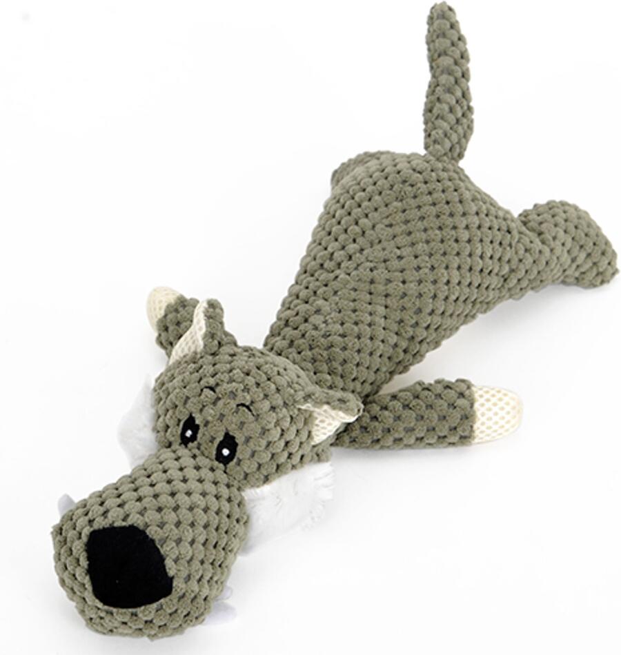 Reedog Wolf, plyšová pískací hračka, 11 cm