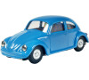 Auto VW brouk na klíček kov 11cm modré v krabičce Kovap