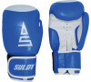 Box rukavice SULOV® kožené 8oz., modro-bílé