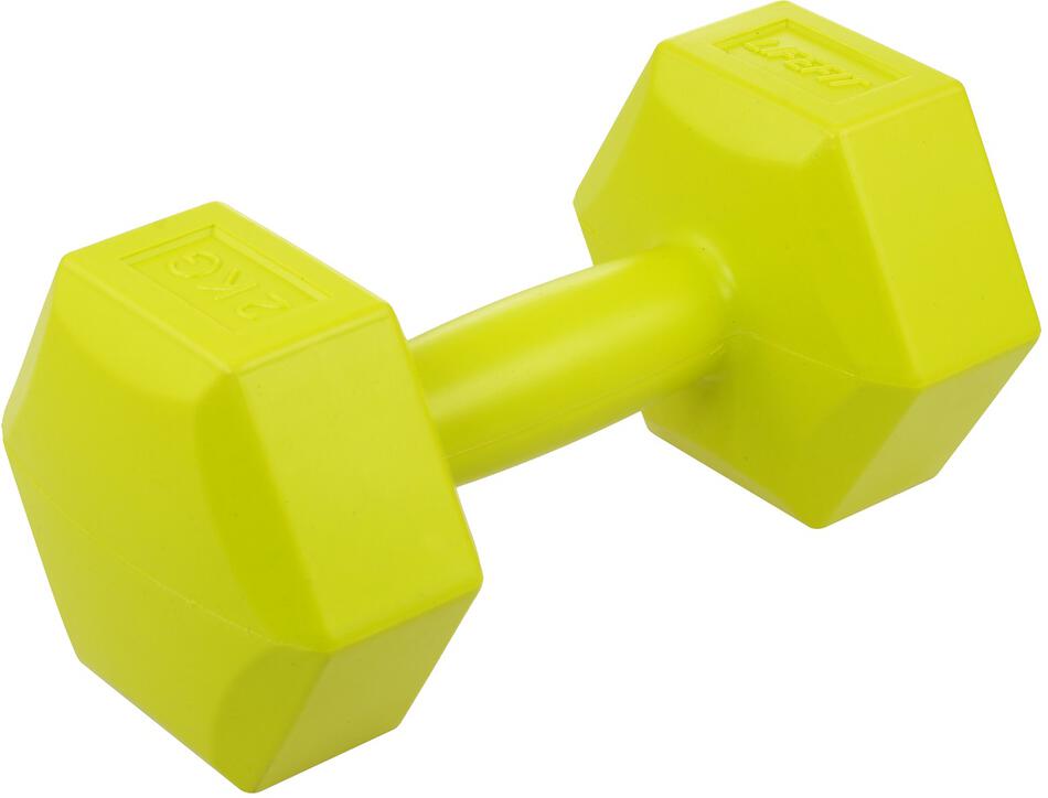 Vinylová činka LIFEFIT® 1 x 2 kg, sv. zelená