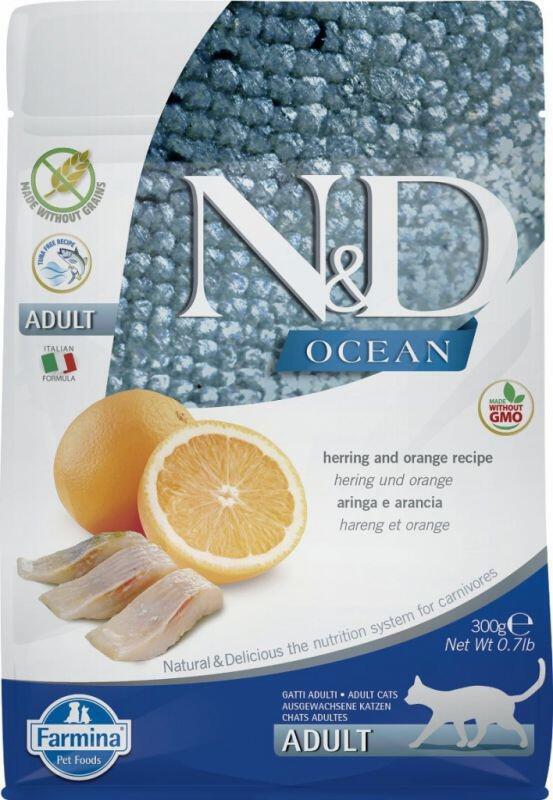 N&D OCEAN CAT Adult Herring & Orange 10kg
