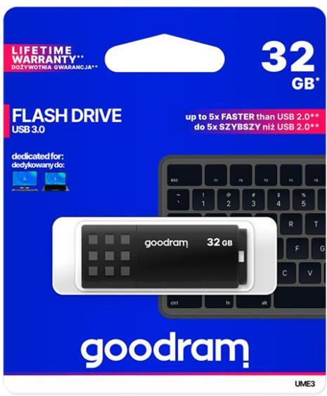 Flash disk GOODRAM USB 3.0 32GB bílo-černý