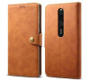 Lenuo Leather pro Xiaomi Redmi 8, hnědá