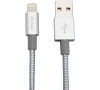 Kabel VERBATIM 1m (48859), stříbrný