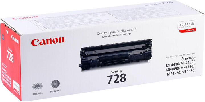Toner Canon CRG-728, 2100 stran, originální - černá