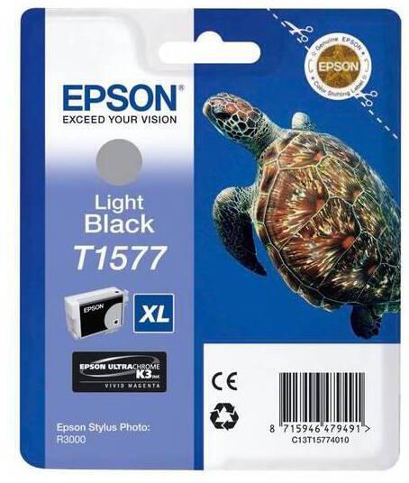 Inkoustová náplň Epson T1577, 25,9ml originální - černá